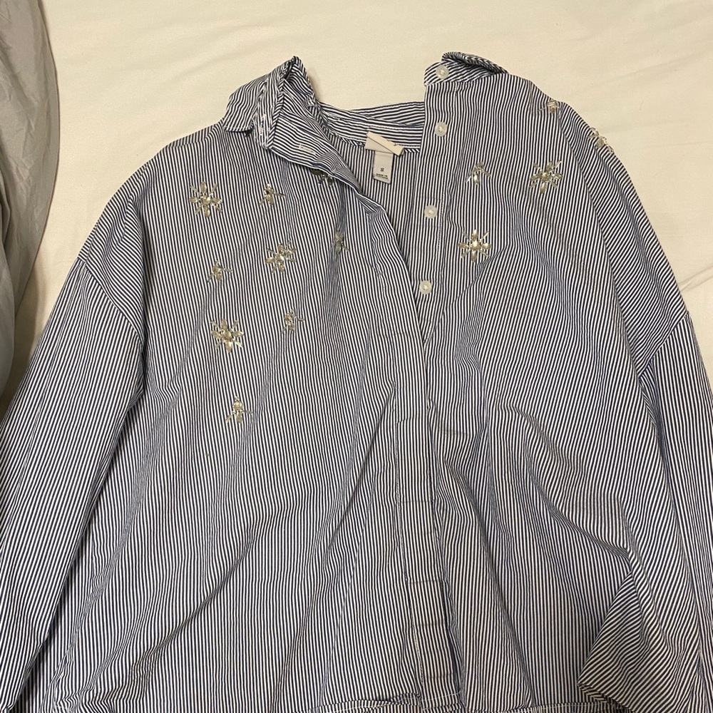 And New Day Long Sleeve Embroidered Blouse